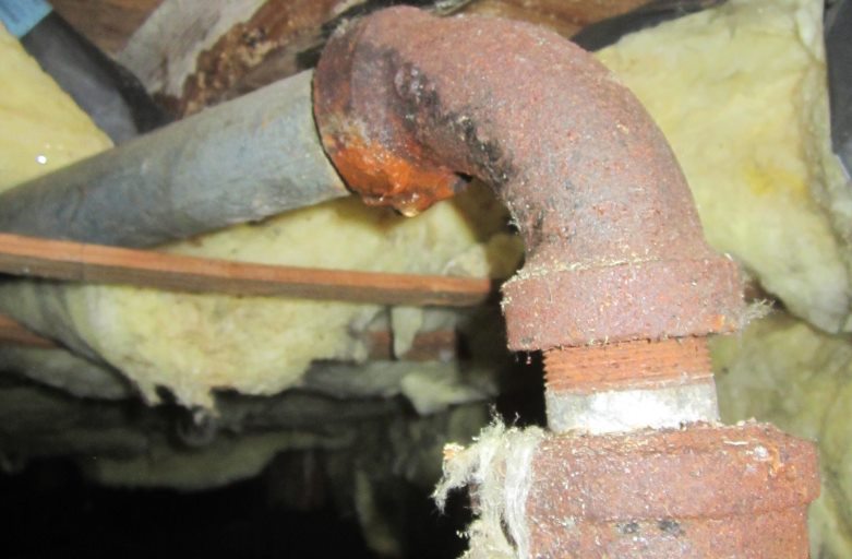 faulty pipes under crawlspace - Seattle Washington