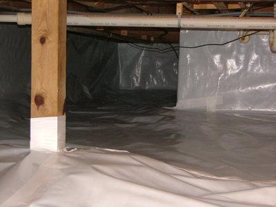 Tacoma crawl space vapor barrier - After installation and cleaning